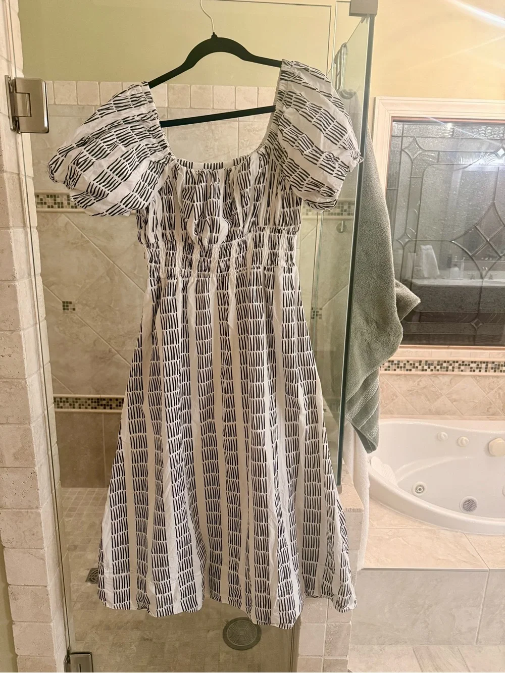 Anthropologie Maeve Puff-Sleeve Midi Dress - Picture 3 of 4
